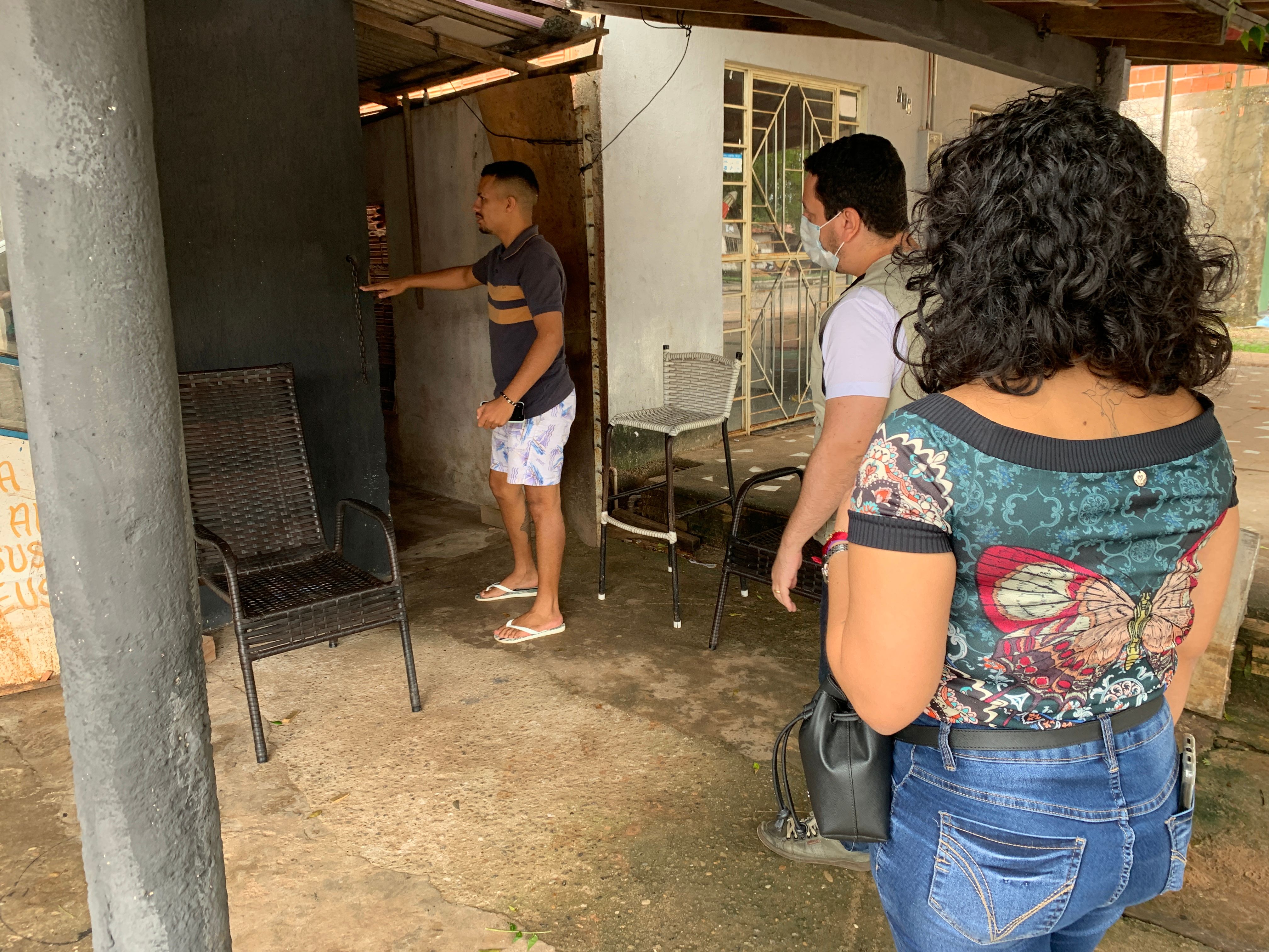 Defensoria também esteve com as pessoas atingidas pelas enchentes no início do ano