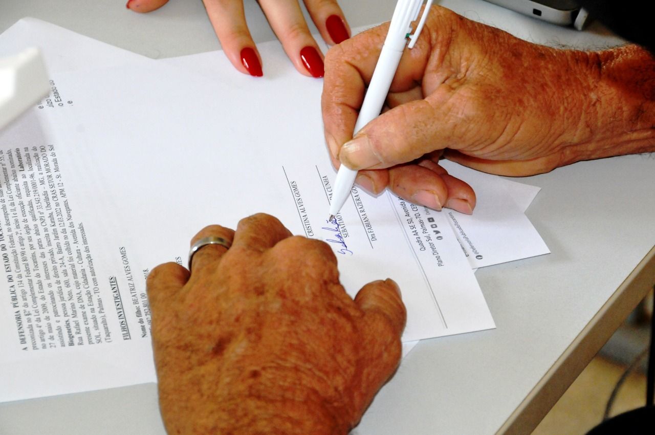 O reconhecimento da paternidade foi uma ação voluntária do assistido