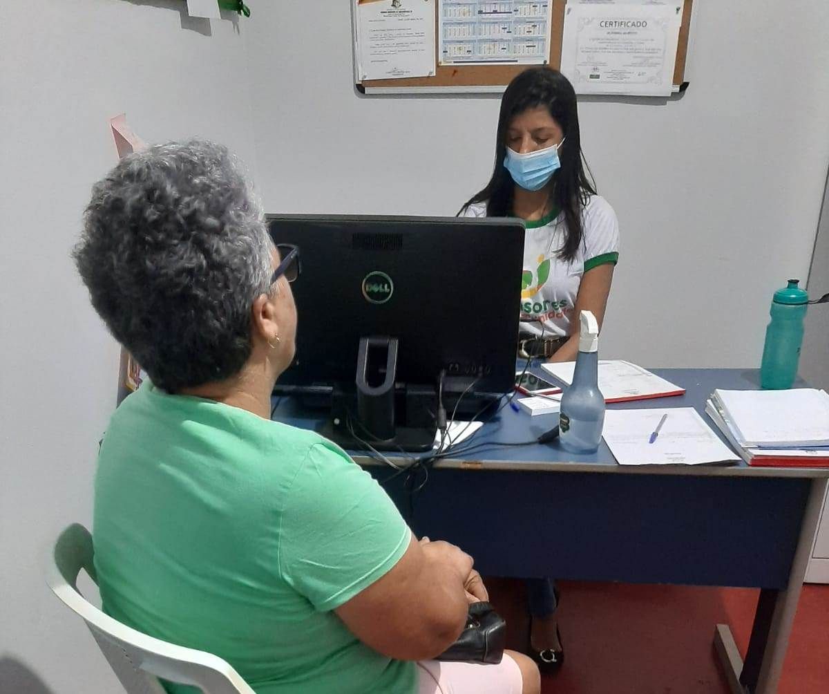 Assistida aproveitou atendimento da Defensoria no município