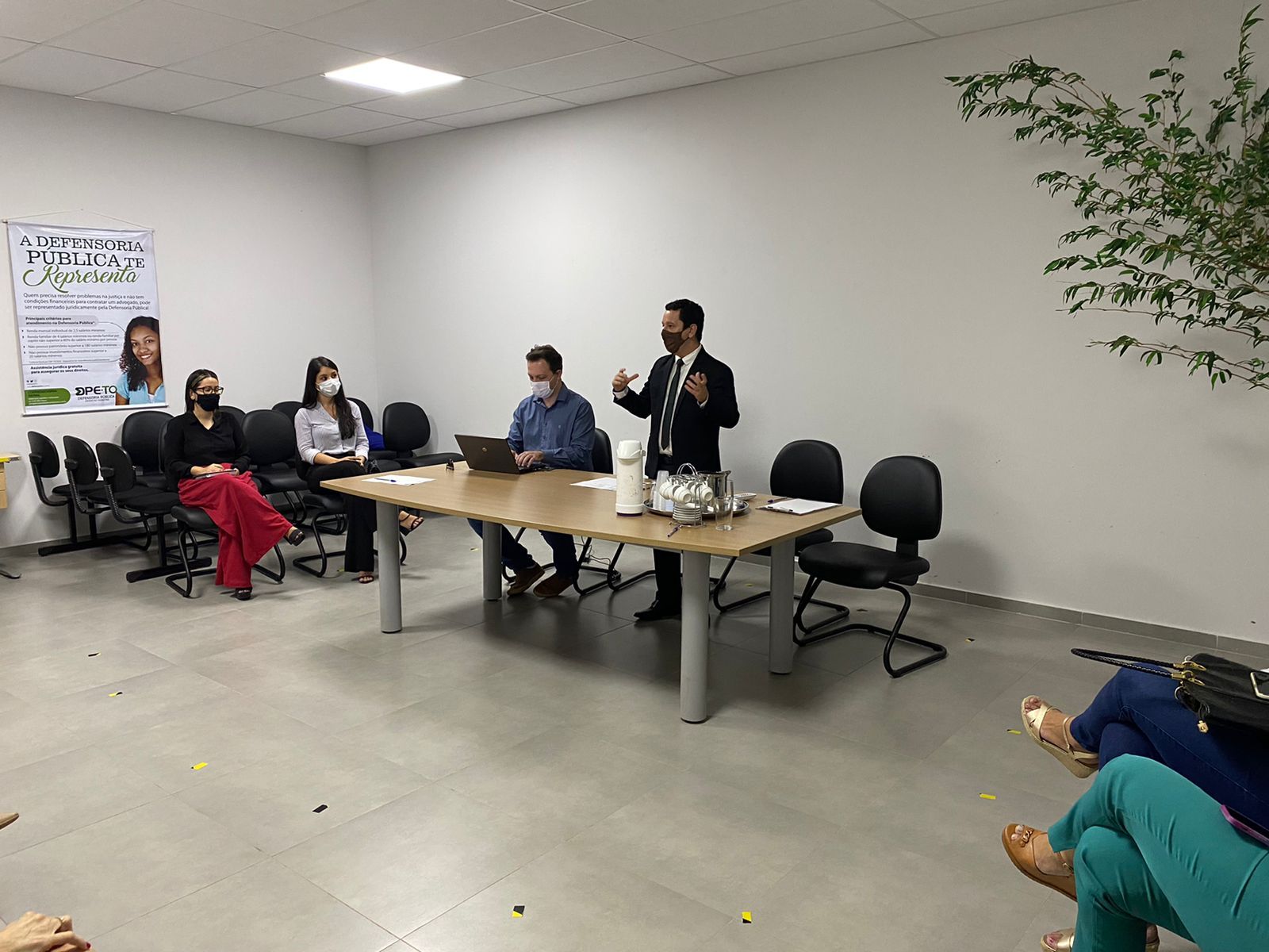 Defensor público Pablo Mendonça explicou os projetos elaborados pela Defensoria Pública