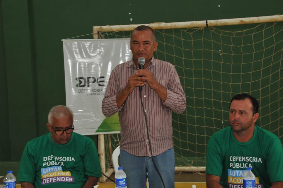 Prefeito de São Felix do Tocantins, Carlos Irael, falou da luta conjunta dos gestores da região do Jalapão