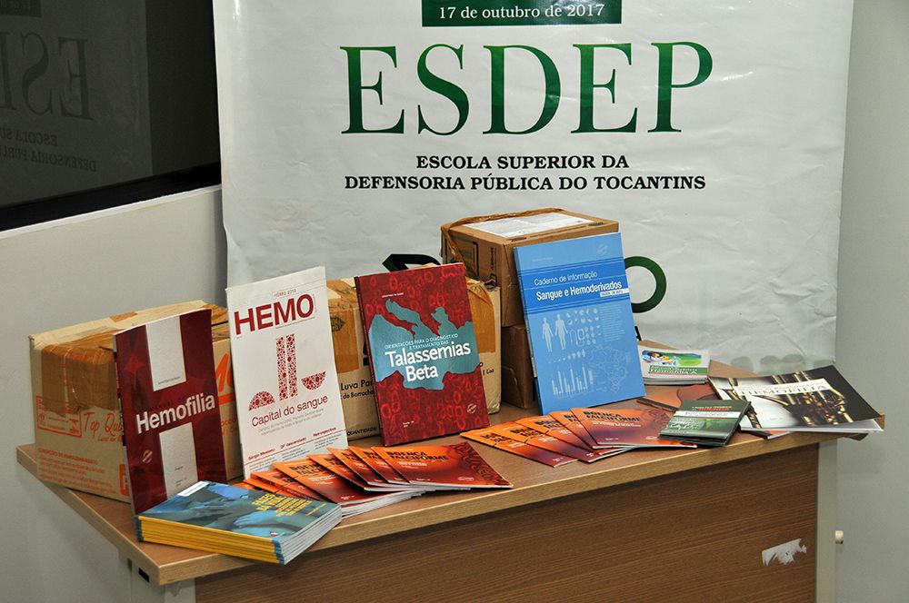 Obras doadas abordam as áreas da hematologia e de hemoterapia