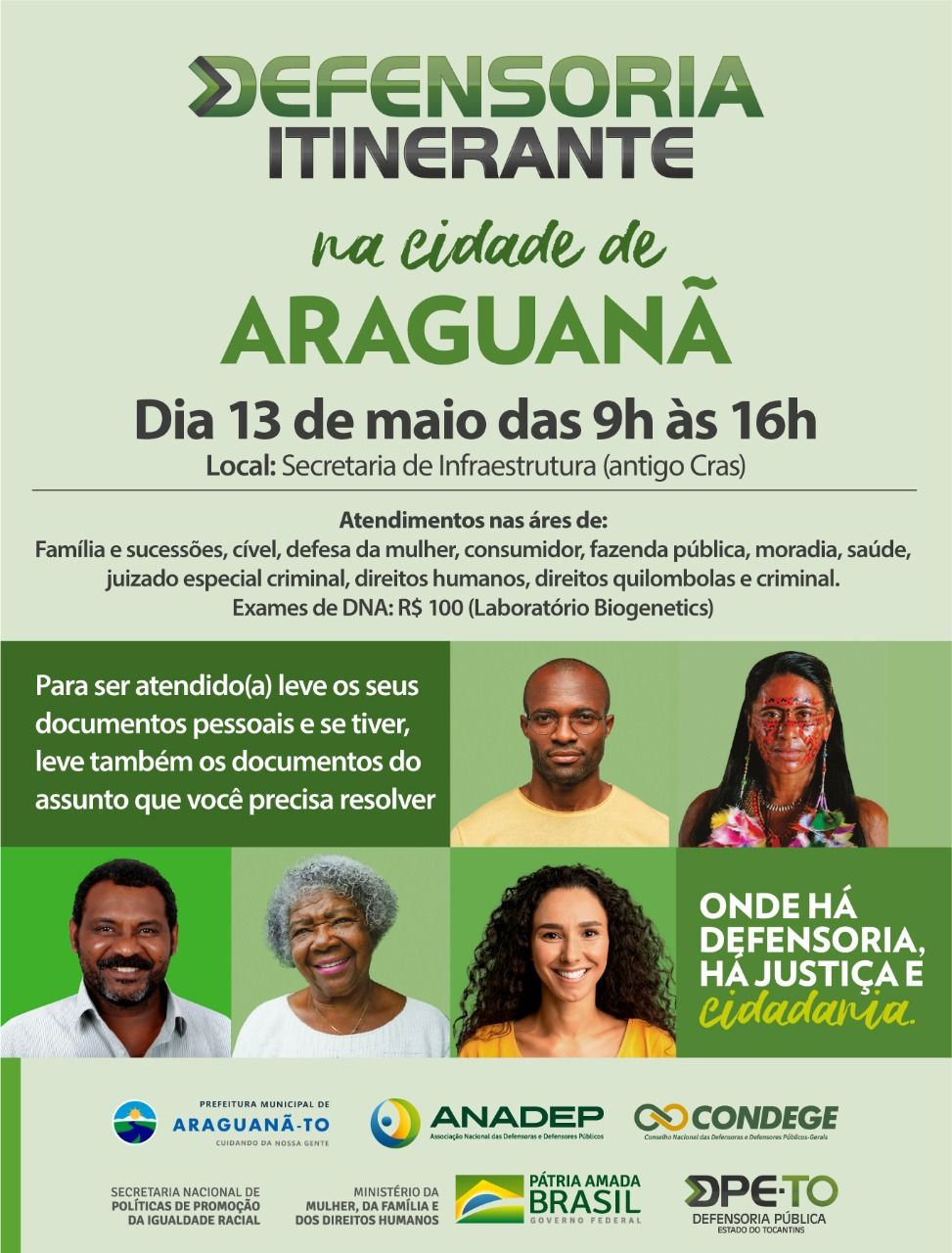 Defensoria Itinerante em Araguanã