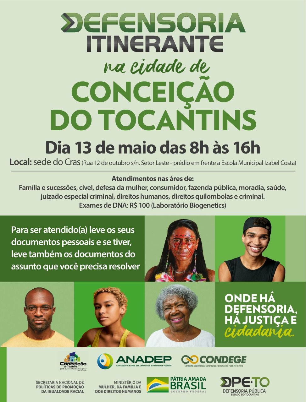 Defensoria Itinerante em Conceição do Tocantins