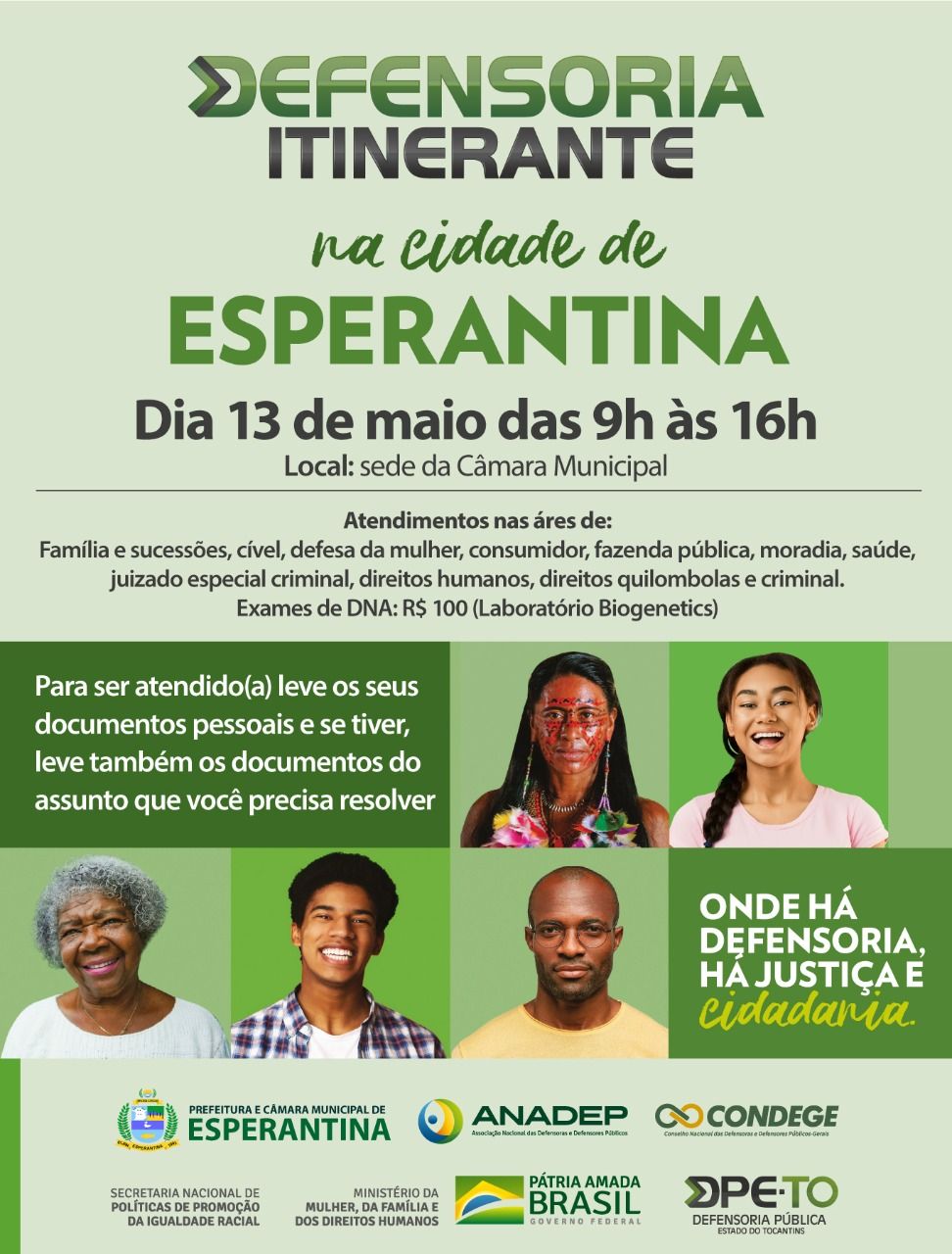 Defensoria Itinerante em Esperantina