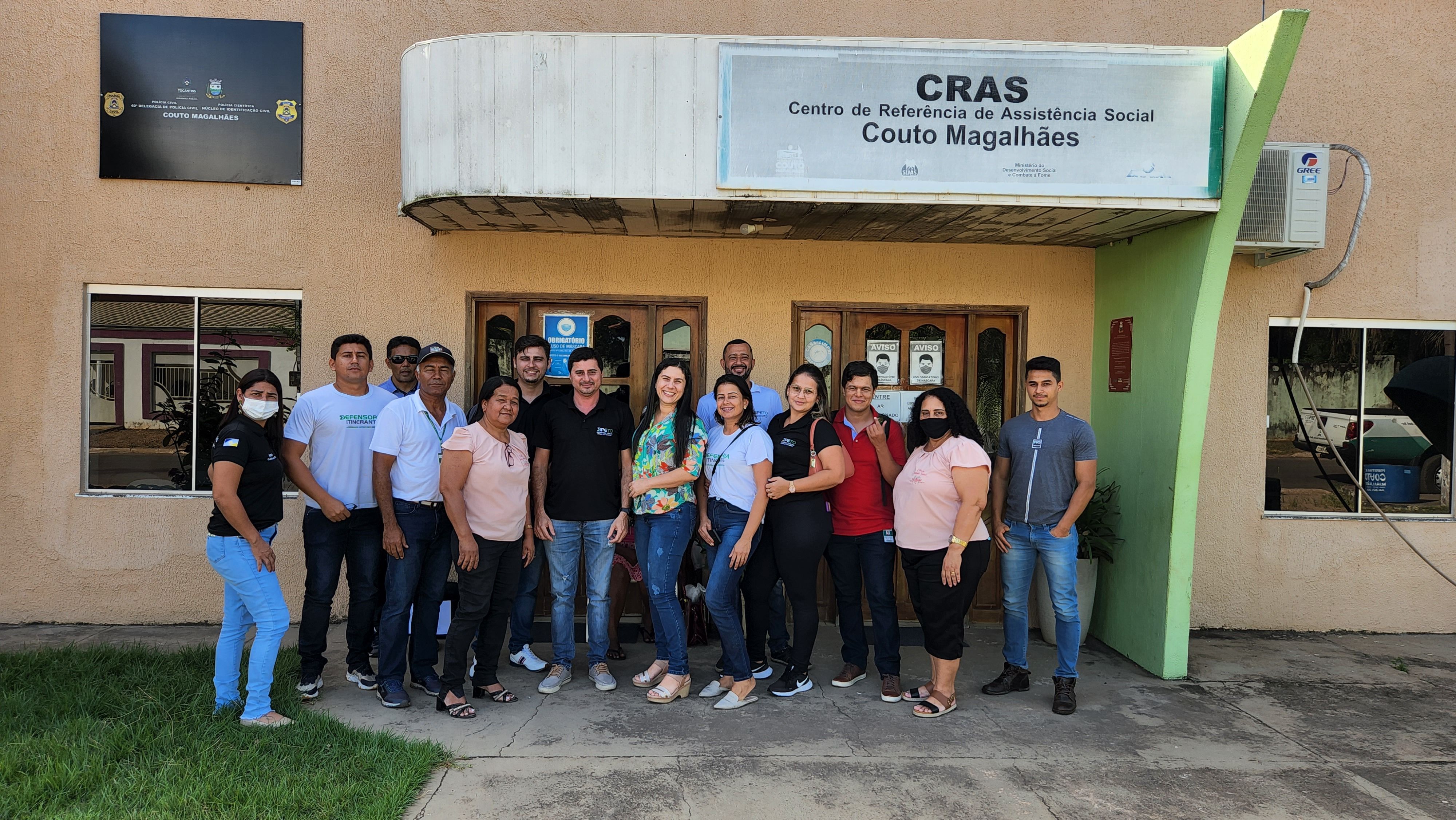 Equipe que atuou no itinerante em Couto Magalhães
