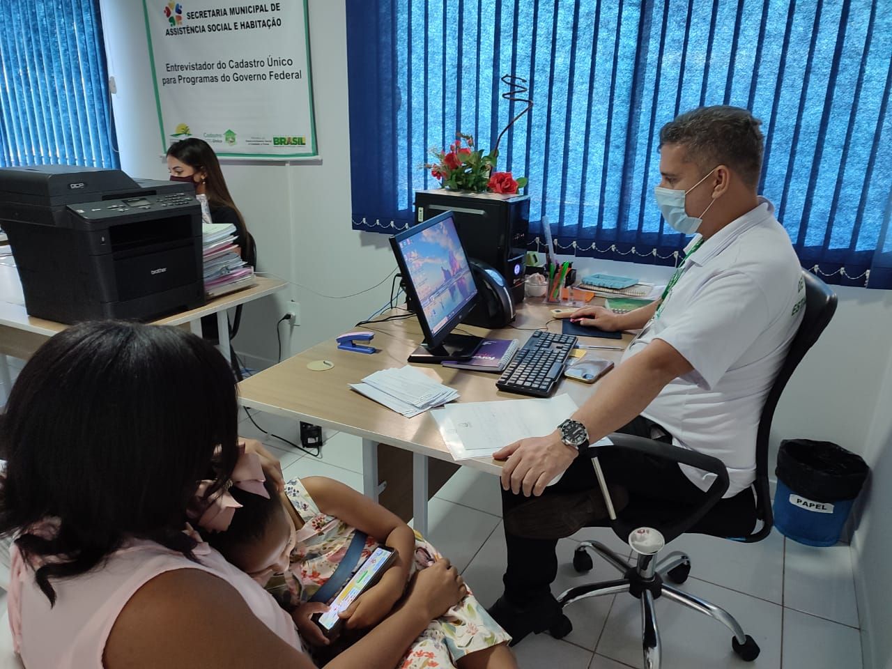 Foram atendidas pessoas com perfil de assistido(a) da Instituição