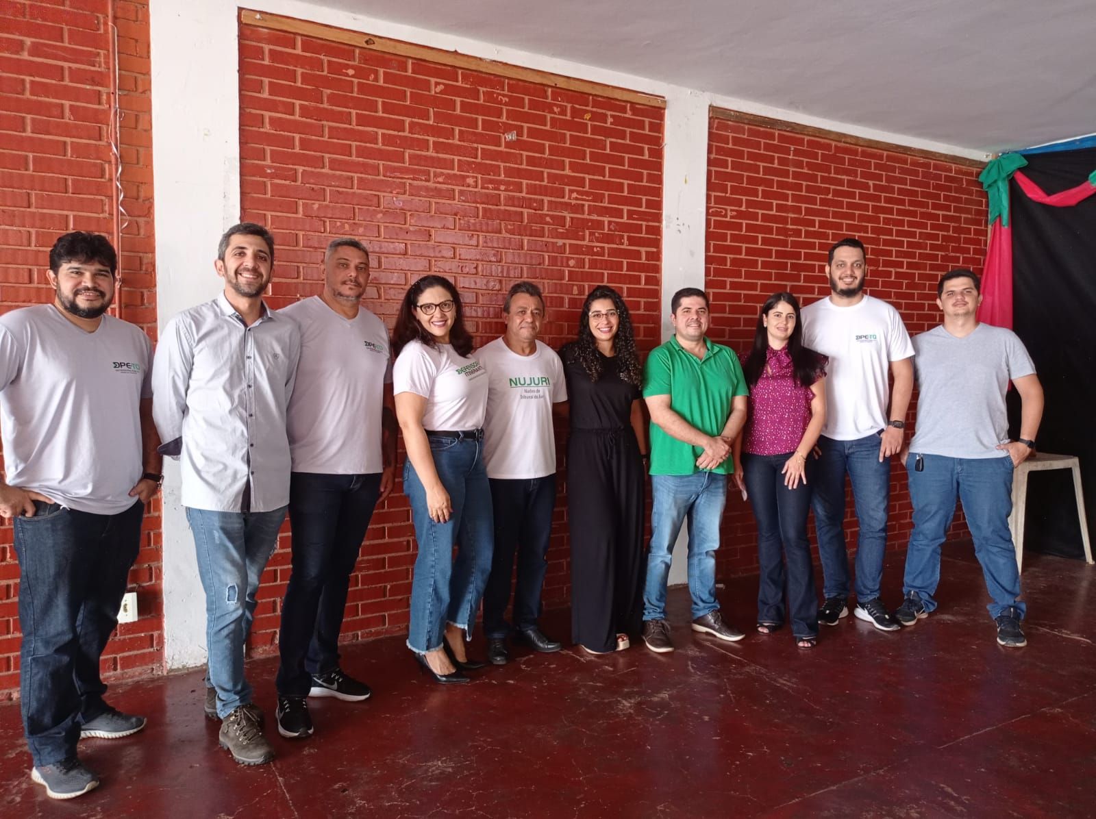 Equipe da DPE de Gurupi que atuou no itinerante
