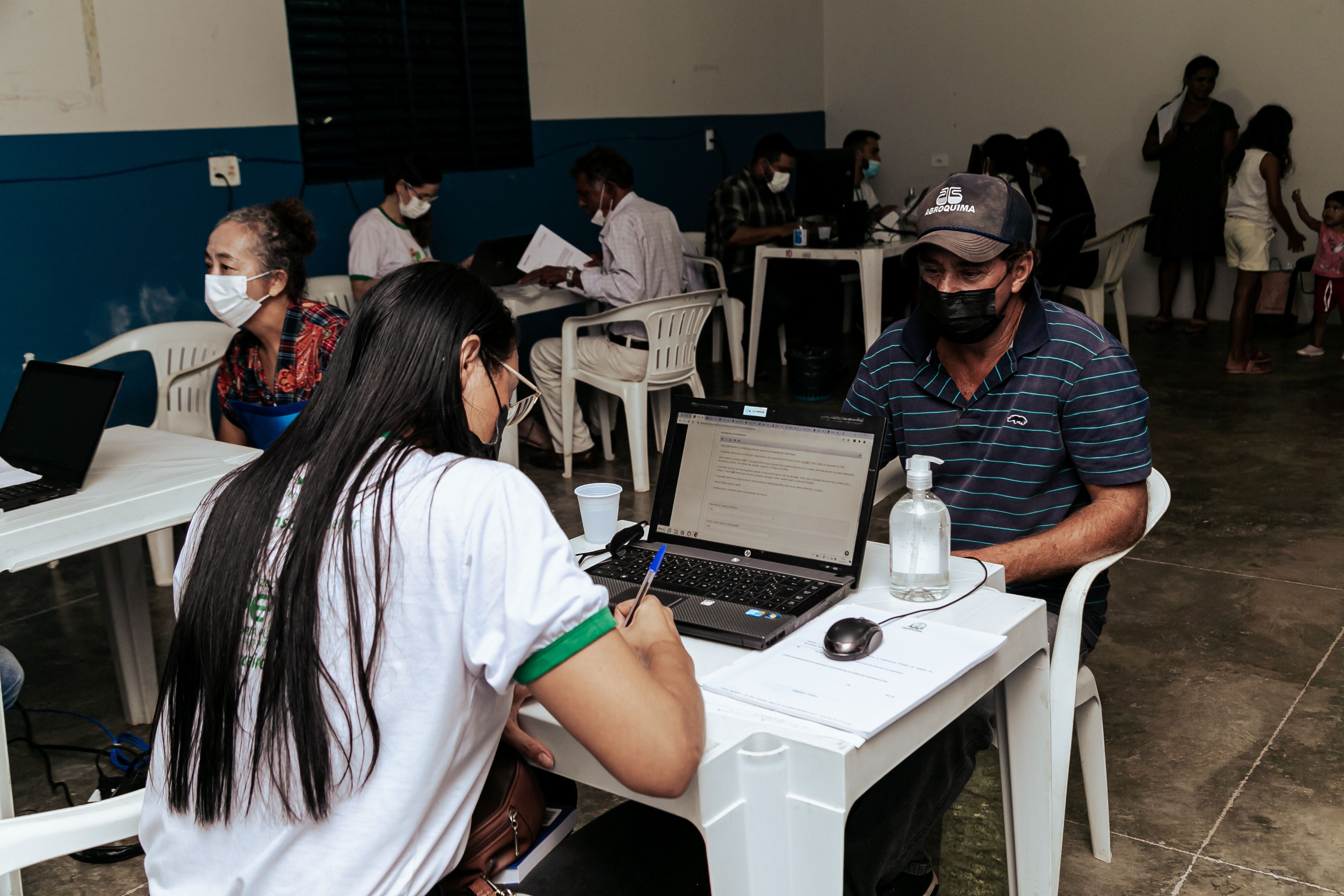 Atendimentos na sede da Secretaria de Infraestrutura de Araguanã
