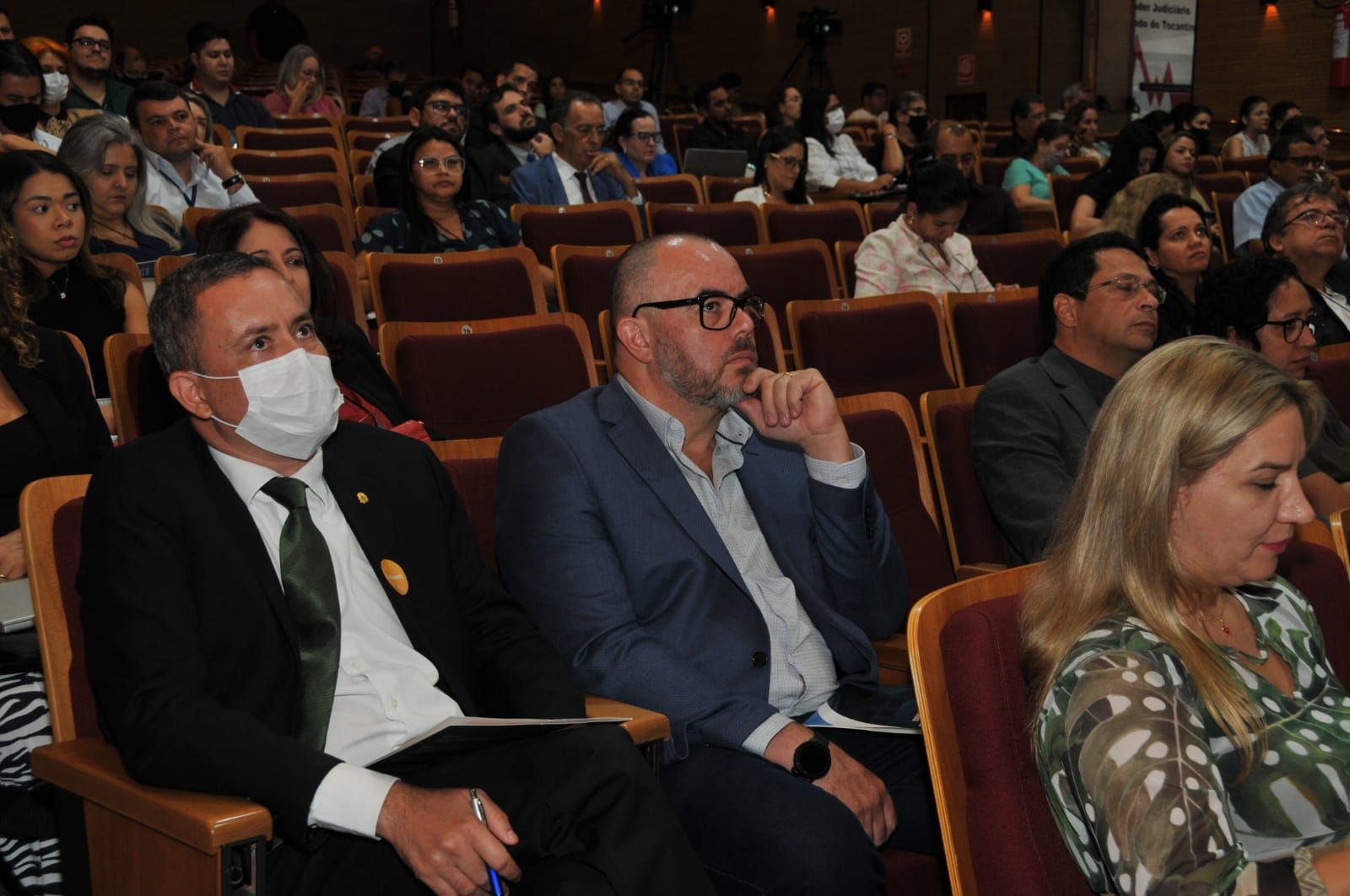 Murilo Machado (E) e Francisco Goes representaram a DPE-TO no evento