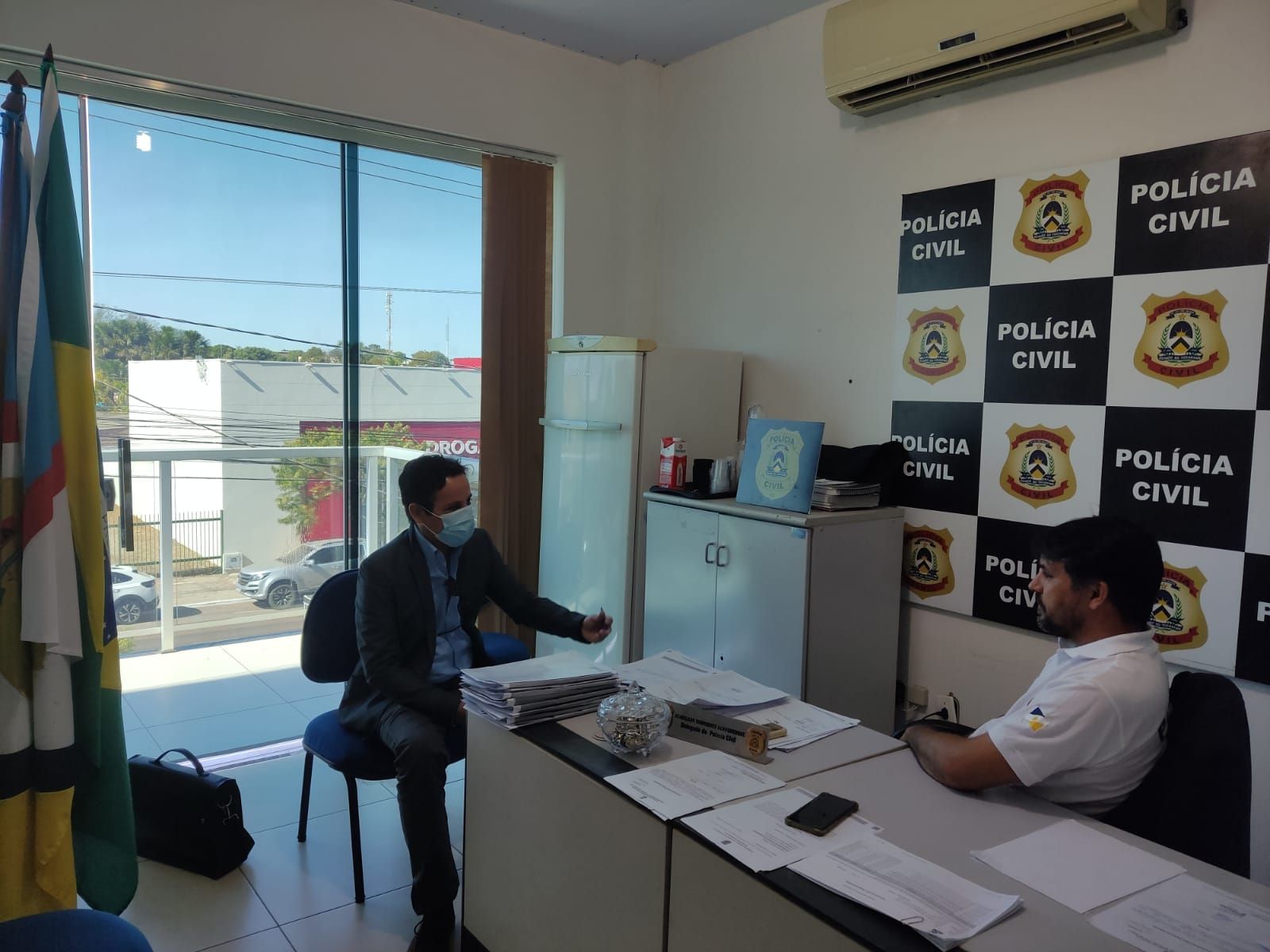Reunião na Delegacia de Polícia de Gurupi