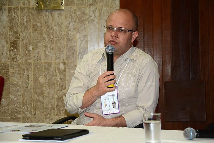 Raylon Maciel durante explanação