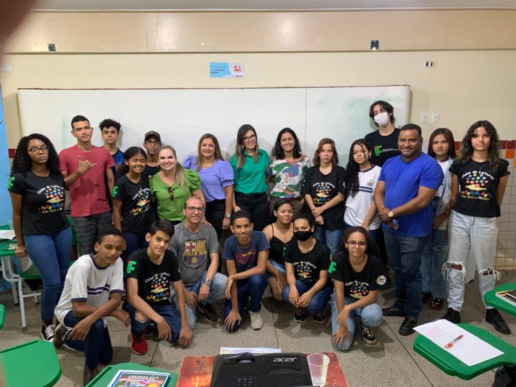 Participaram do projeto alunos do 7º, 8º e 9º ano