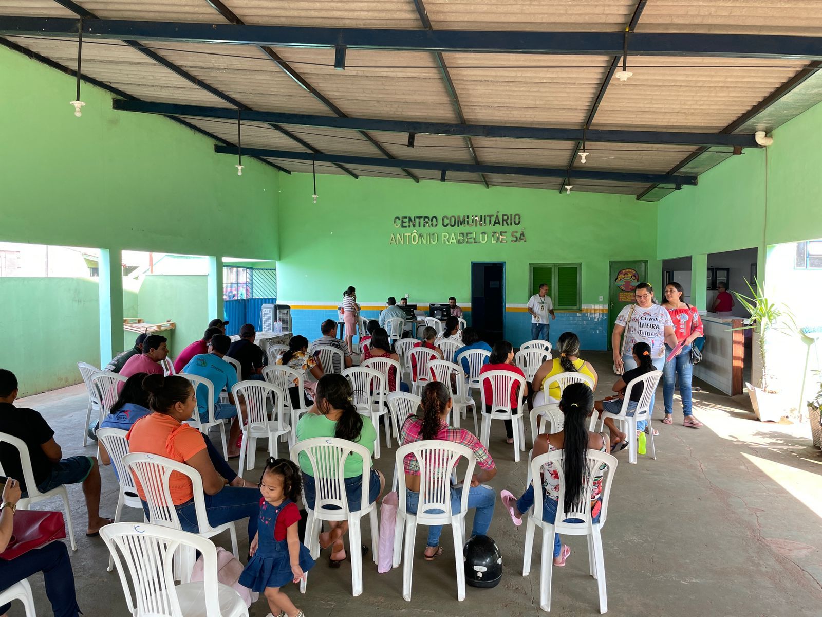 Itinerante em Darcinópolis foi realizado no Centro Comunitário