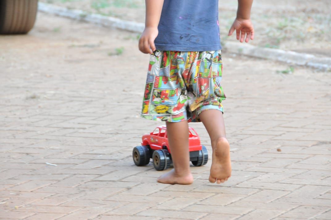 Brinquedos foram doados por padrinhos e madrinhas