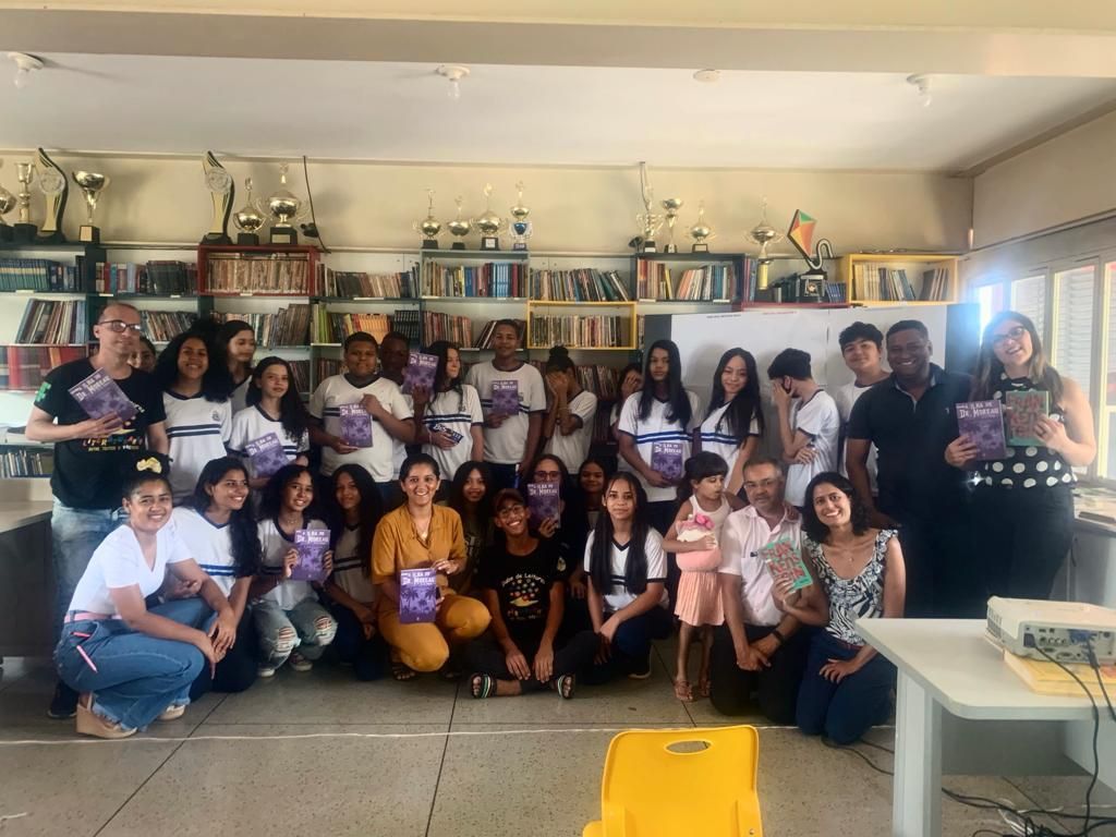 Alunos que participara do debate final do projeto