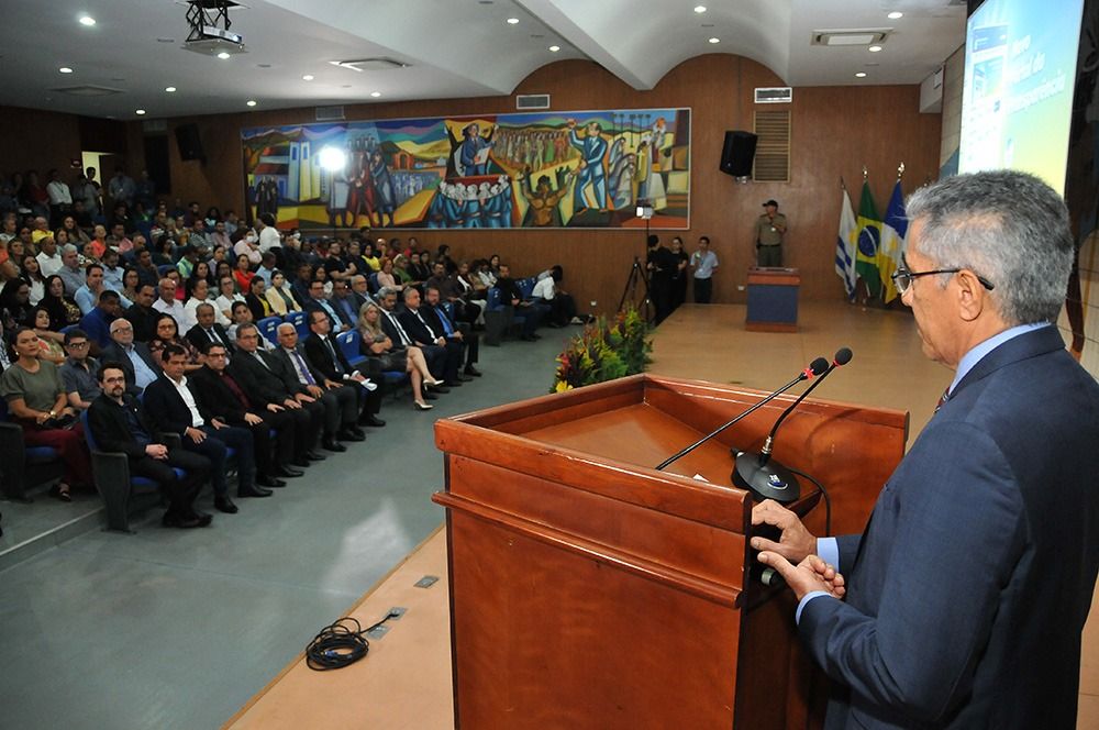 A solenidade foi realizada no auditório Brigadeiro Felipe Antônio Cardoso, na sede do Tribunal, em Palmas