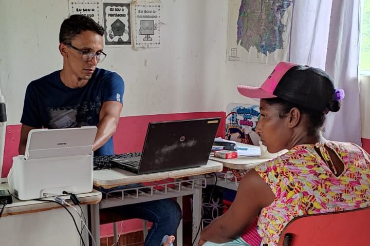 Servidores(as) da DPE-TO de Porto Nacional fizeram os atendimentos no itinerante