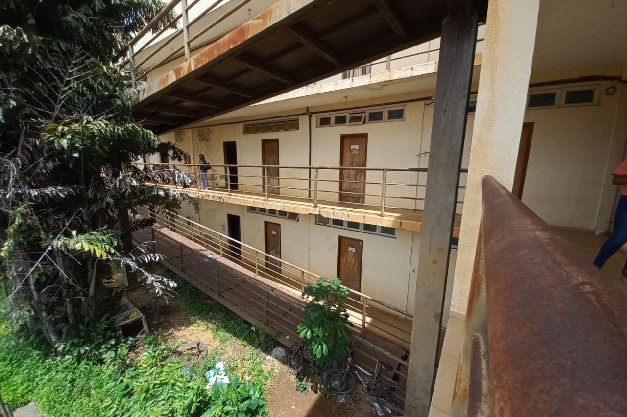 Prédio não passa por manutenção desde que foi inaugurado