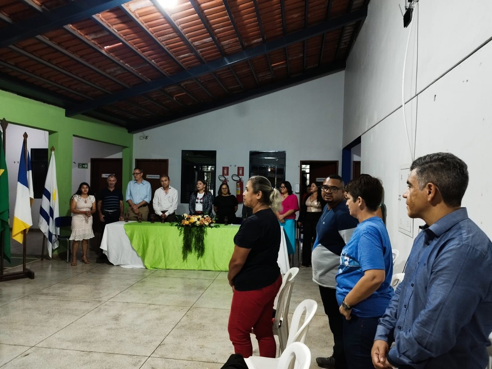 Defensores públicos Freddy Alejandro e Murilo Machado prestigiaram a solenidade