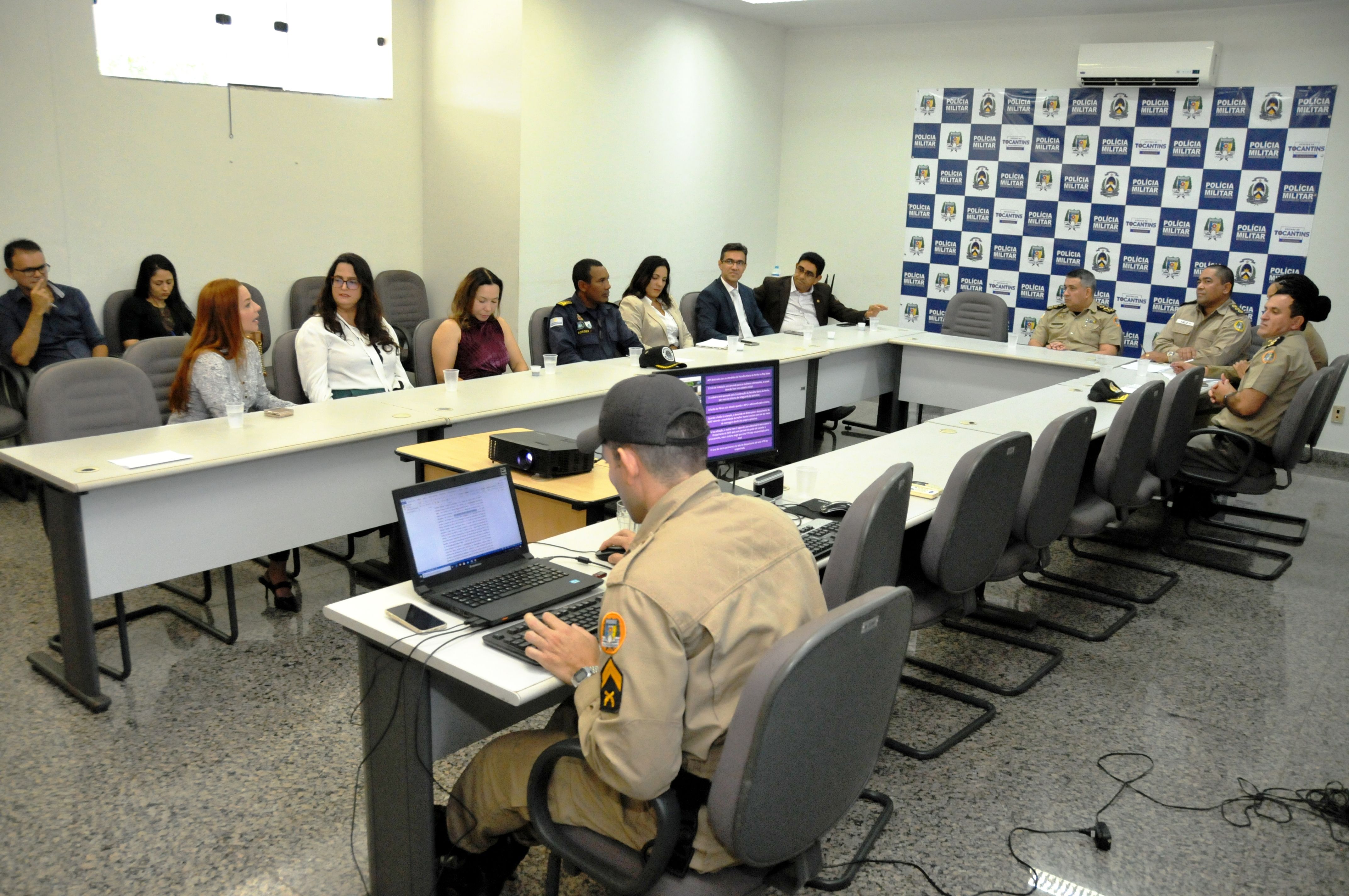 Integrantes da rede se reuniram no Quartel do Comando Geral em Palmas