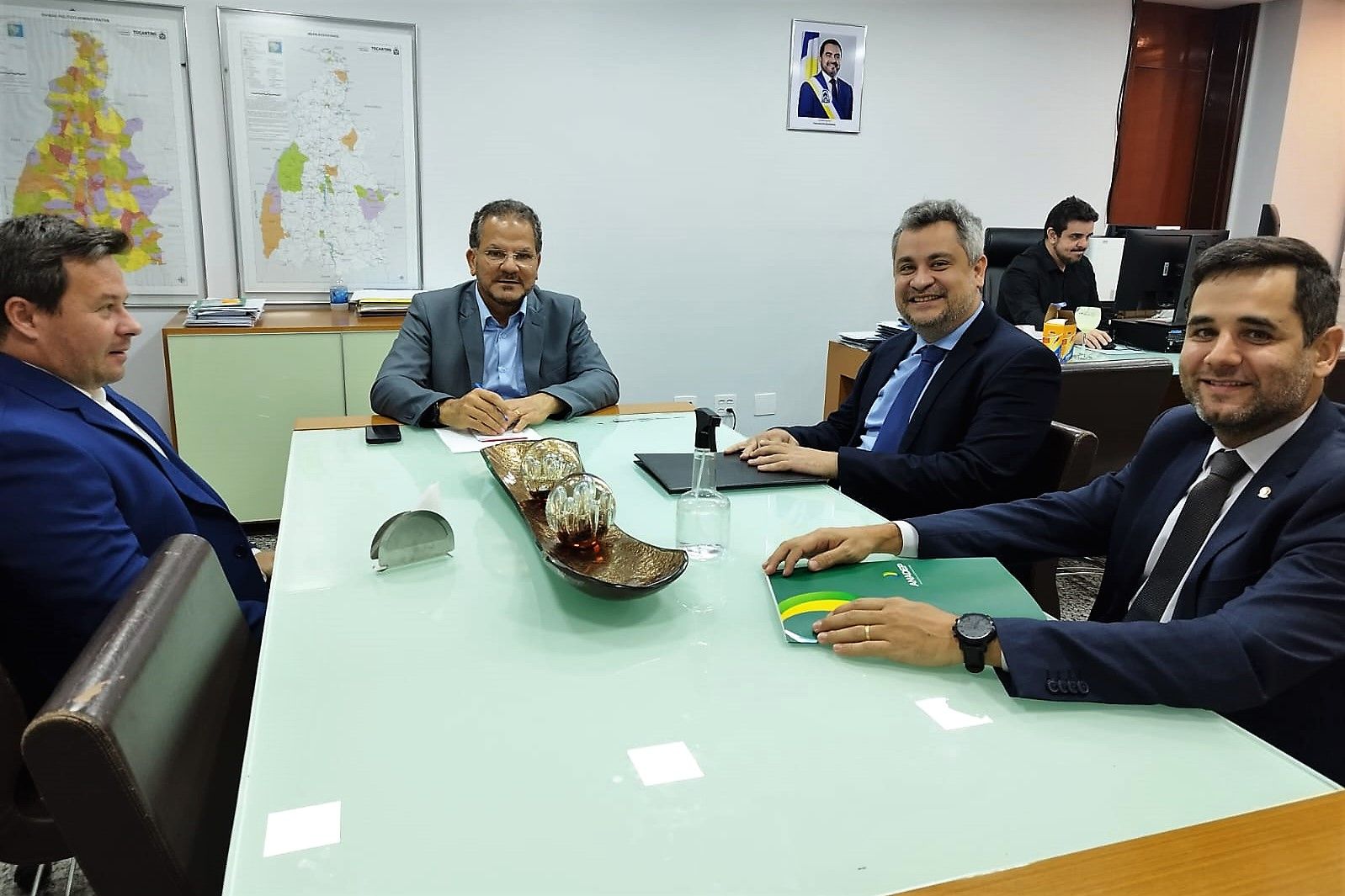 Visita institucional na Casa Civil foi um momento importante para apresentar dados que atestam a presença da DPE-TO em todo o Tocantins