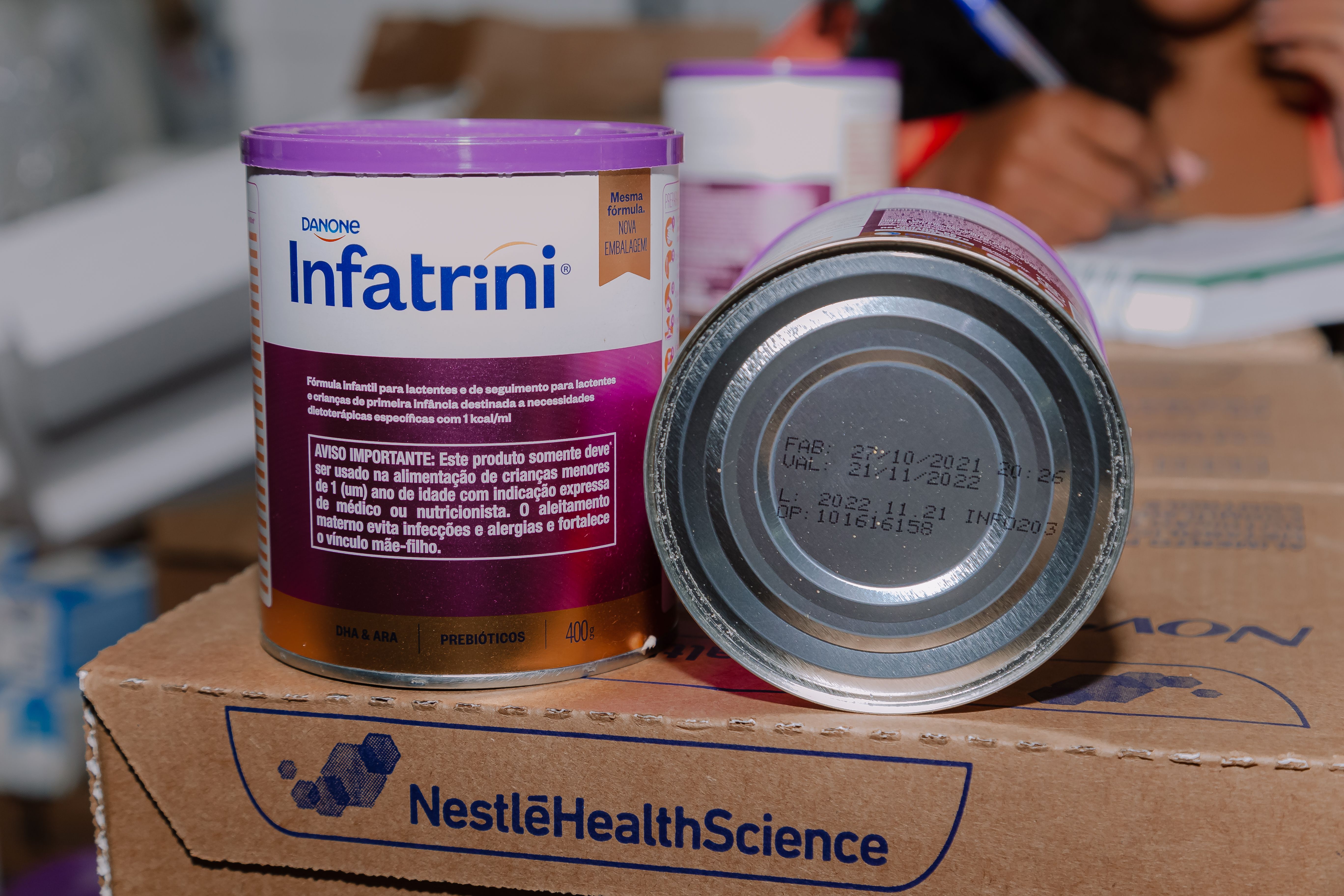Dentre os itens vencidos foram encontradas fórmulas alimentares