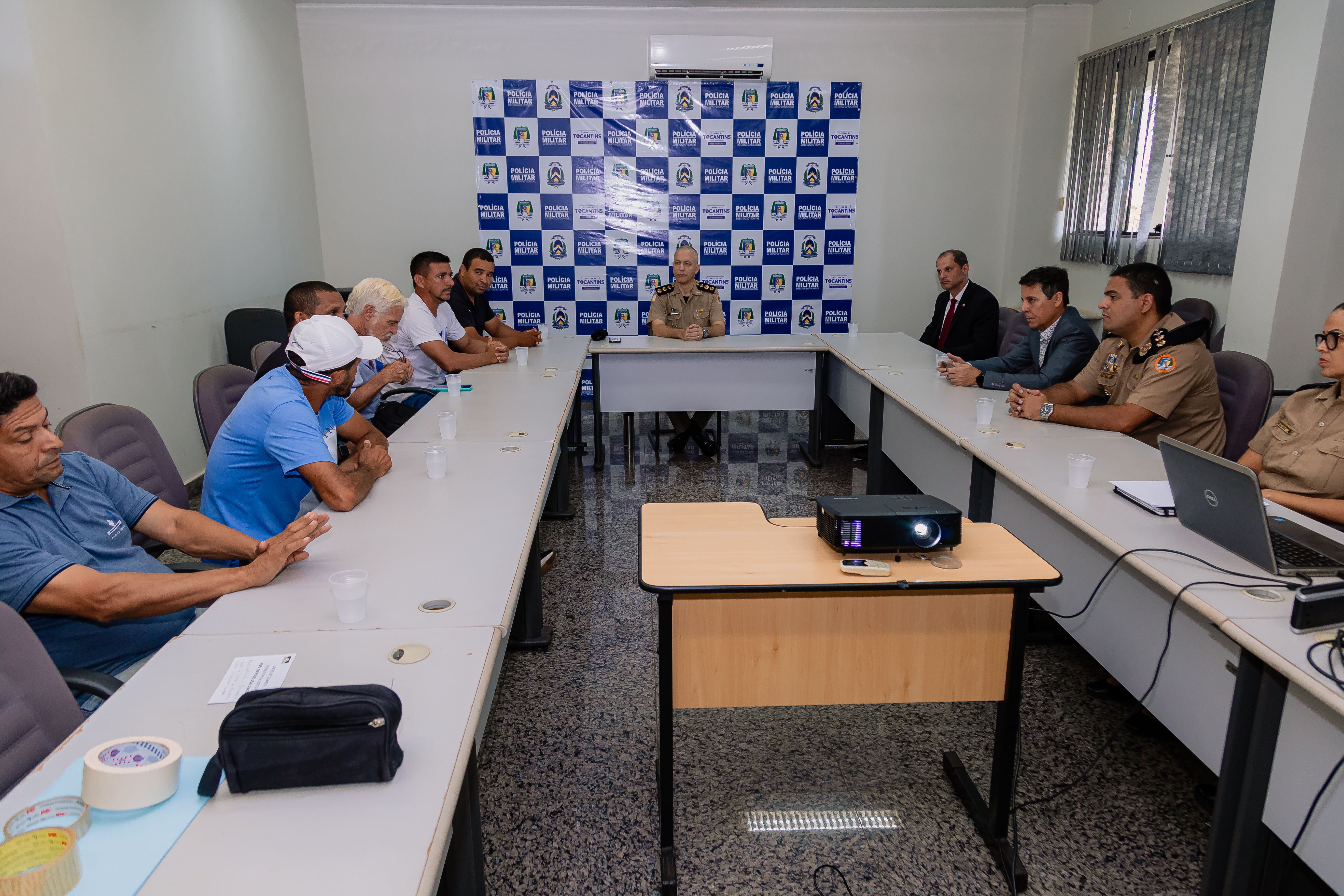 Encontro foi realizado na Sala de reuniões do Quartel do Comando Geral