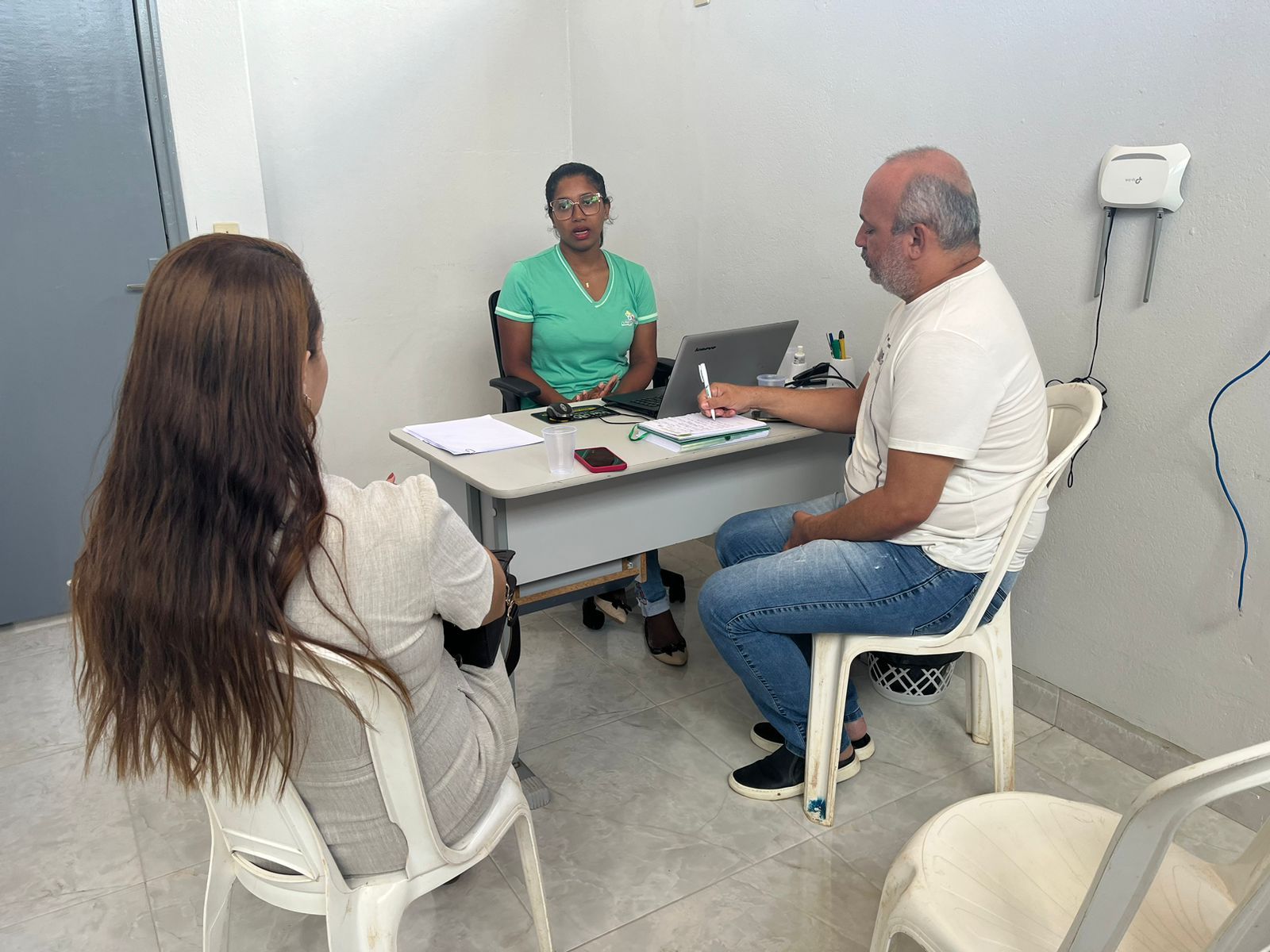 Encontro na Secretaria Municipal de Assistência Social