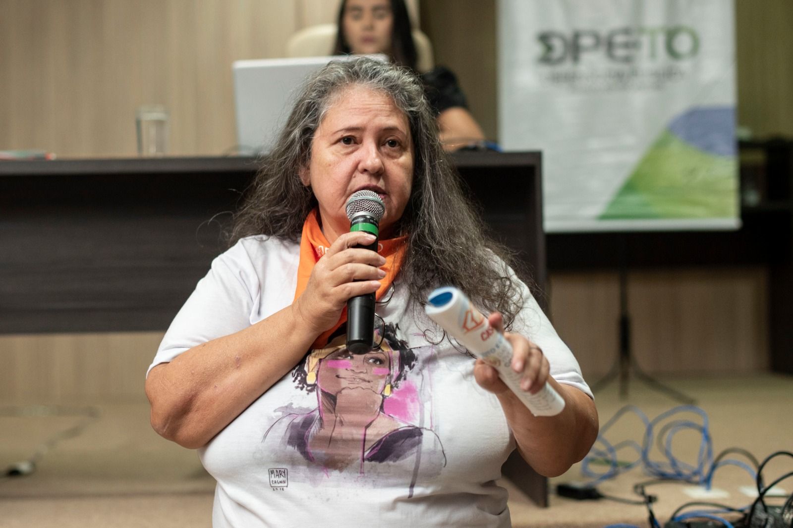 Bernadete Aparecida: presidente da Casa 8 de Março