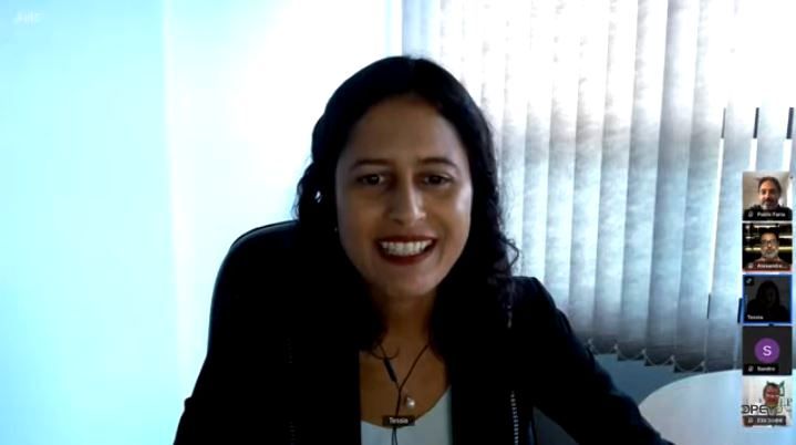 A defensora pública Téssia Gomes Carneiro fez a abertura oficial do módulo e enfatizou a importância de cada um deles no crescimento de cada participante