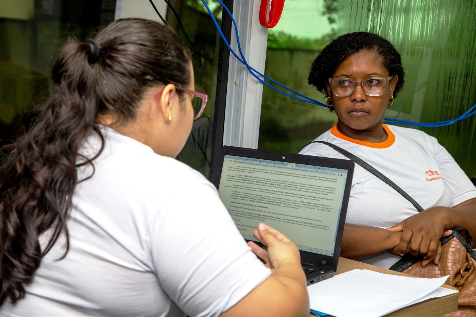 Francinete da Silva Viana Miranda disse que aproveitou a proximidade da ação itinerante ao local onde reside para resolver demandas que se encontravam pendentes