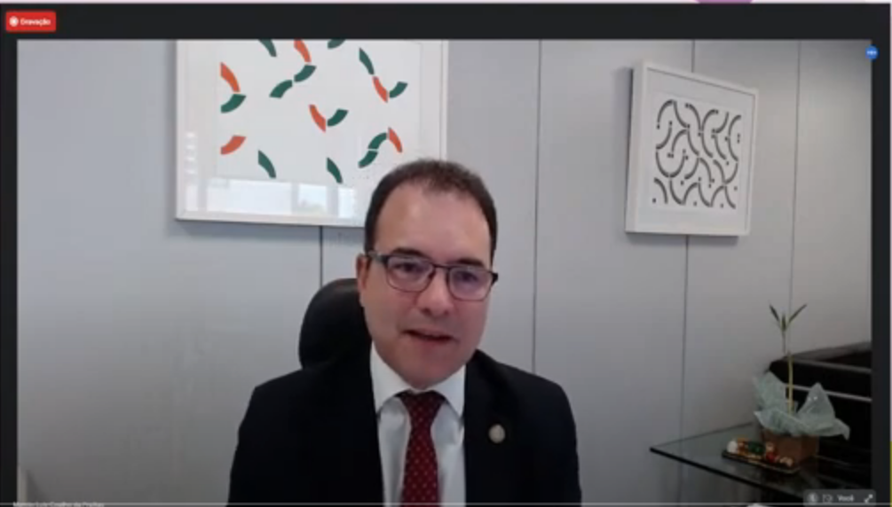 O juiz federal Marcio Luiz falou sobre a Política Judiciária Nacional de enfrentamento à Violência Doméstica