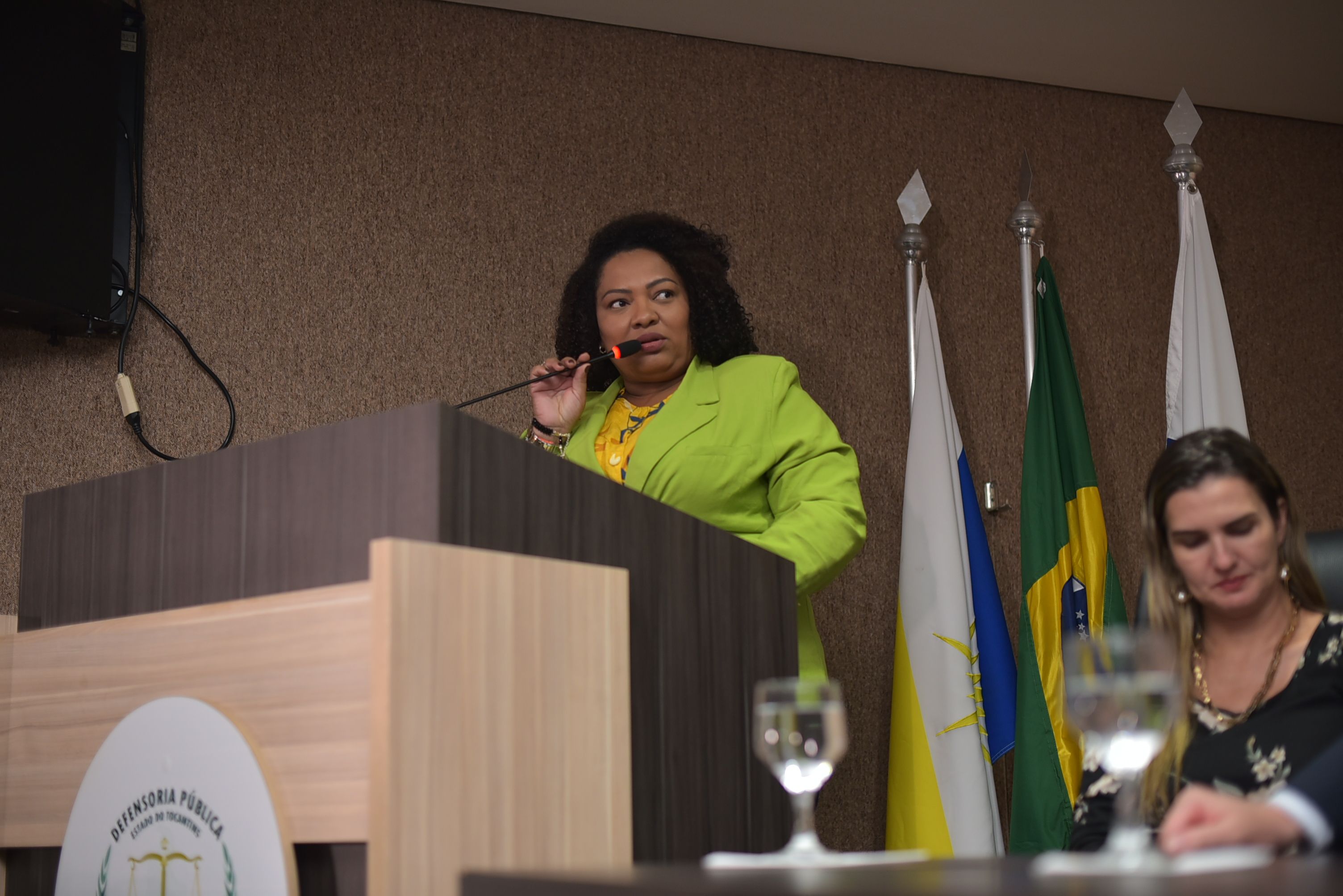 Cida Sousa ressaltou a importância de haver a representação social com espaço de fala em um momento tão solene