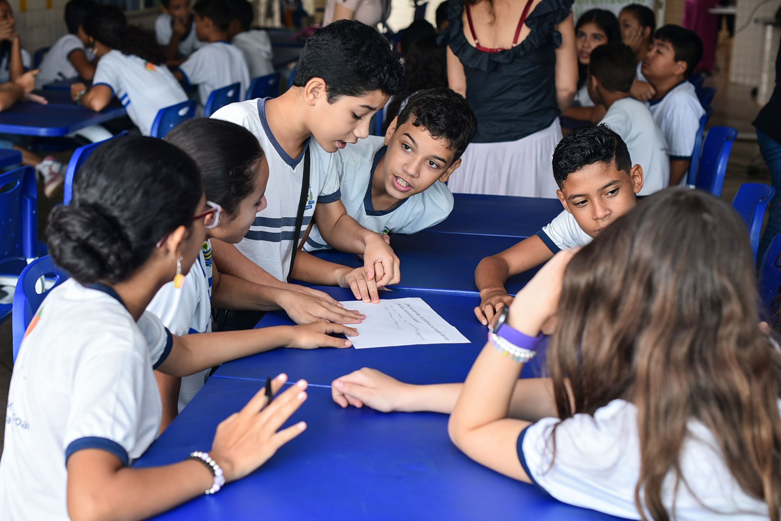 Estudantes participaram de todas as dinâmicas oferecidas pela Defensoria Pública