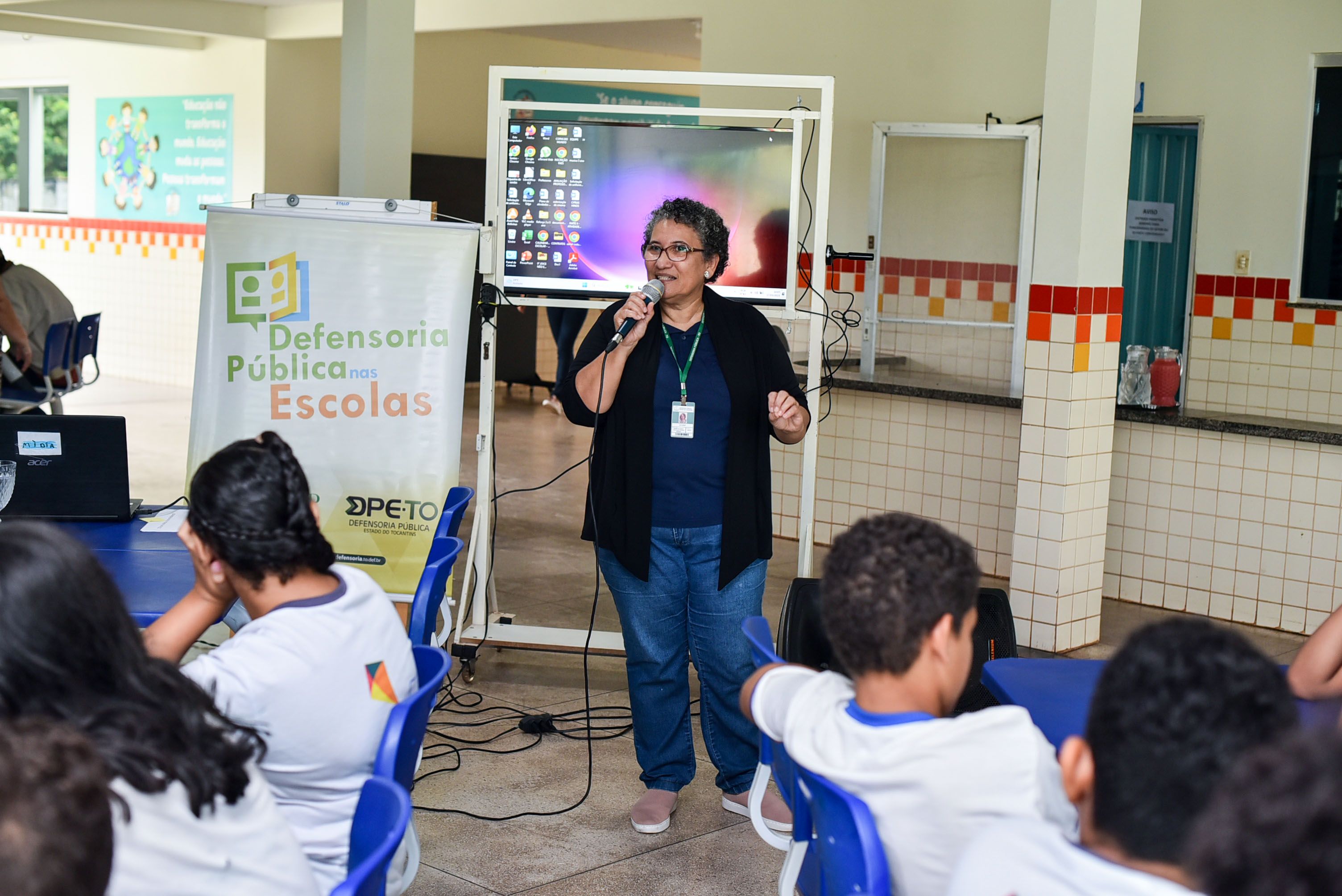 Palestra foi ministrada gerente de Ensino e Capacitação da Esdep, a pedagoga Elis Sodré
