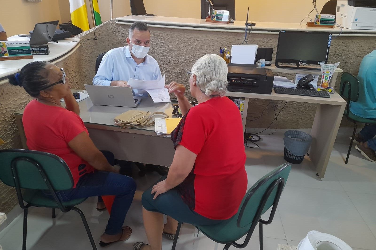 Em Sítio Novo, atendimentos foram feitos na Câmara Municipal de Vereadores