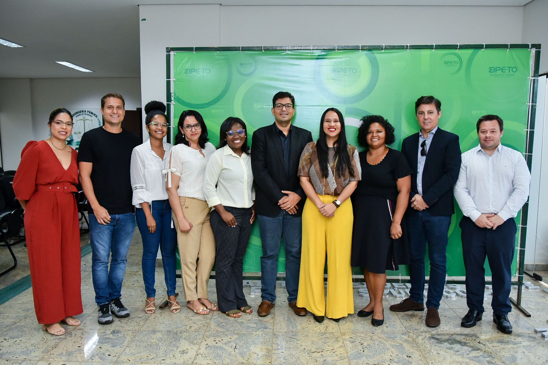 Estiveram presentes representantes da Defensoria Pública do Estado, da União e da Secretaria Estadual dos Povos Originários e Tradicionais do Tocantins