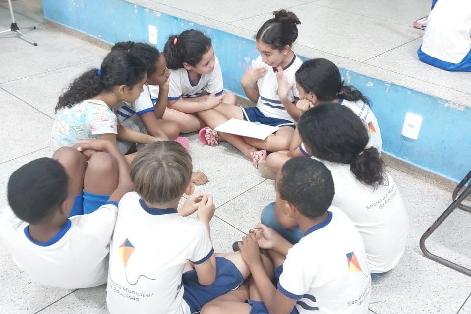 Estudantes discutiram sobre o que entendem sobre violência