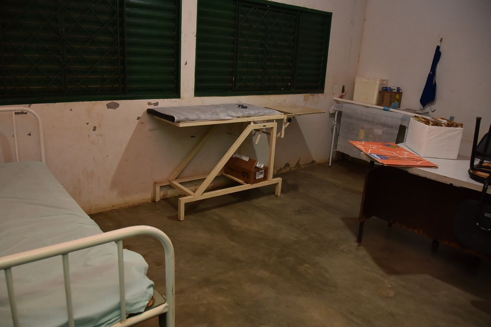 Sala de atendimento do Posto de Saúde