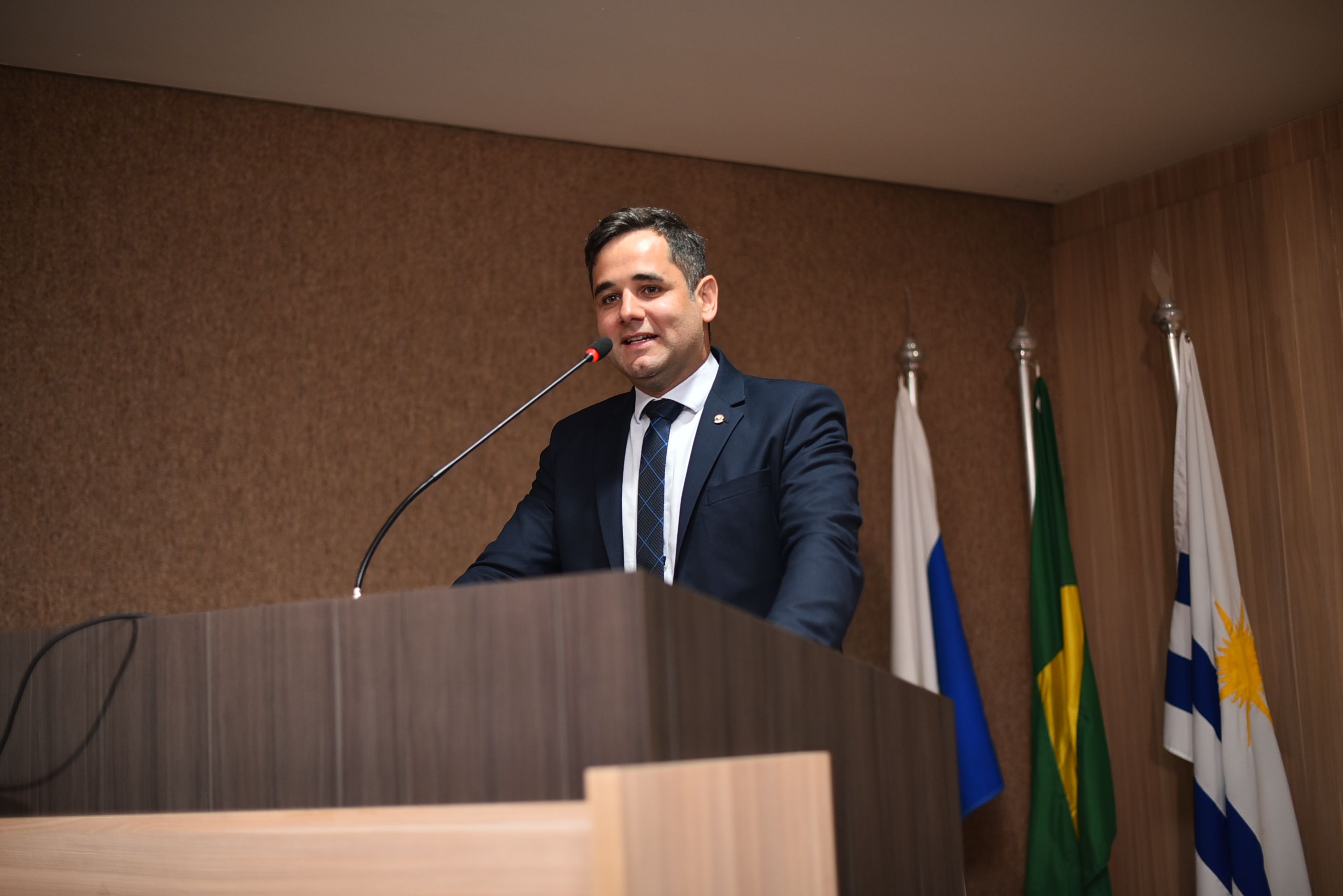 Guilherme Vilela falou das diversas conquistas obtidas pela Defensoria no Tocantins e, emocionado, relembrou especialmente da sua posse há nove anos