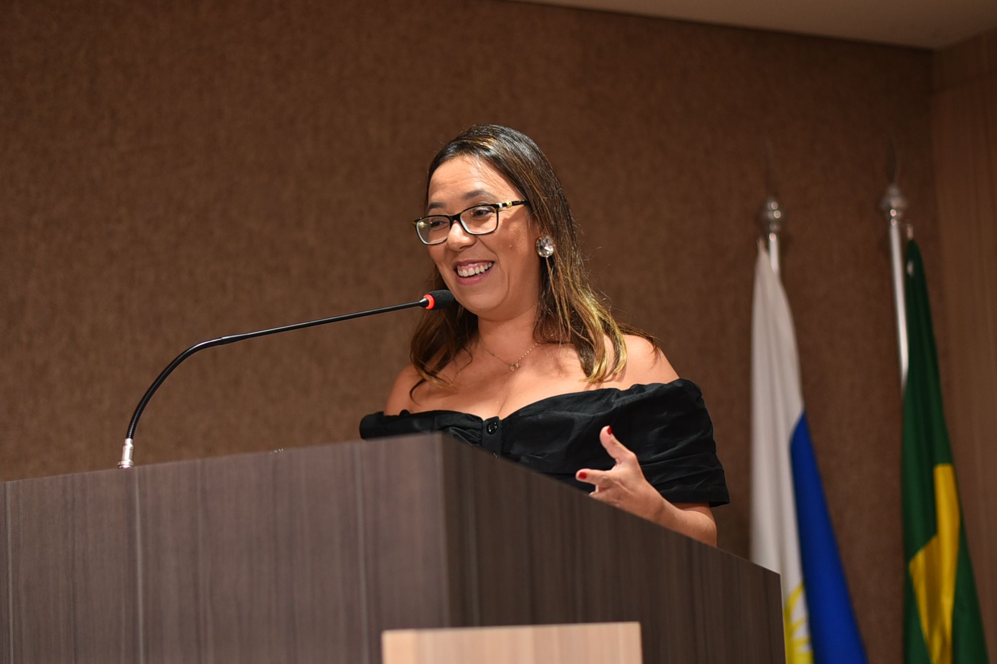 Rivana Ricarte destacou a evolução no trabalho da Defensoria Pública do Tocantins e desejou sucesso aos empossados e empossadas