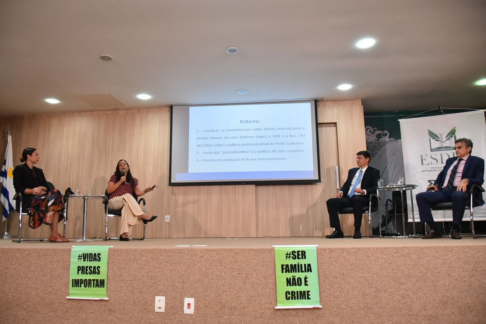 Programação iniciou com o painel “Direitos Humanos, Saúde Mental e Política Antimanicomial no Sistema de Justiça