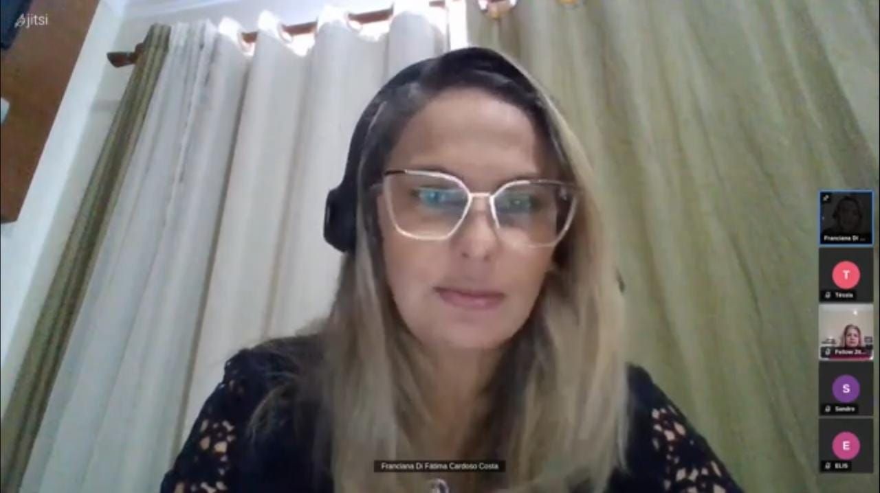 Defensora pública Franciana Di Fátima Cardoso foi uma das ministradoras do 15º módulo da capacitação