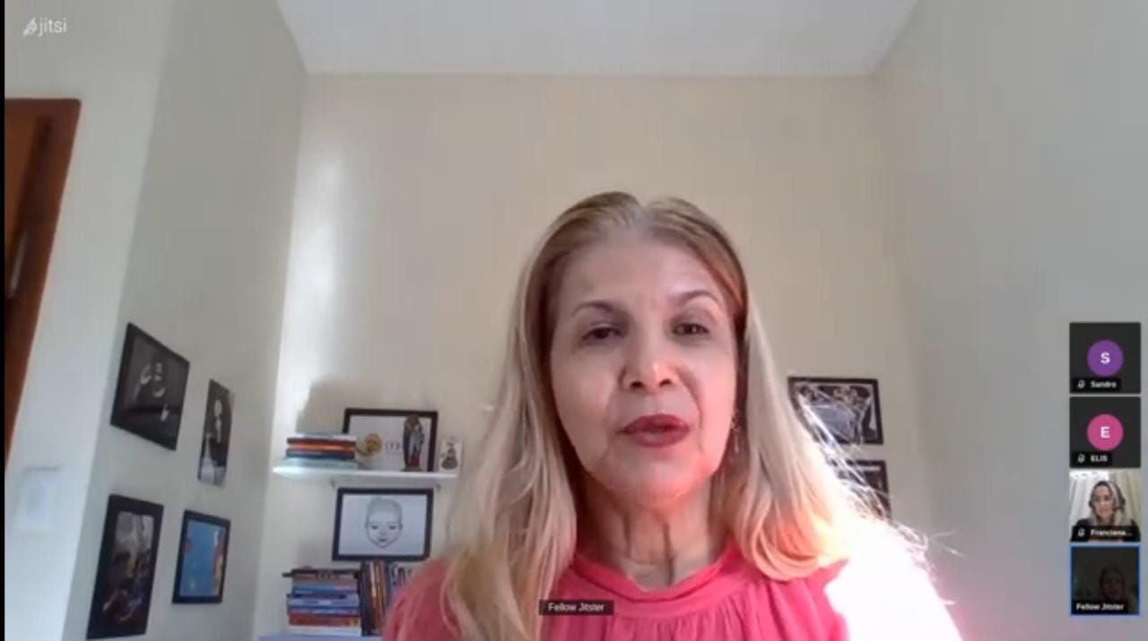 Secretária-executiva do Cedeca-TO, Mônica Brito, durante a capacitação