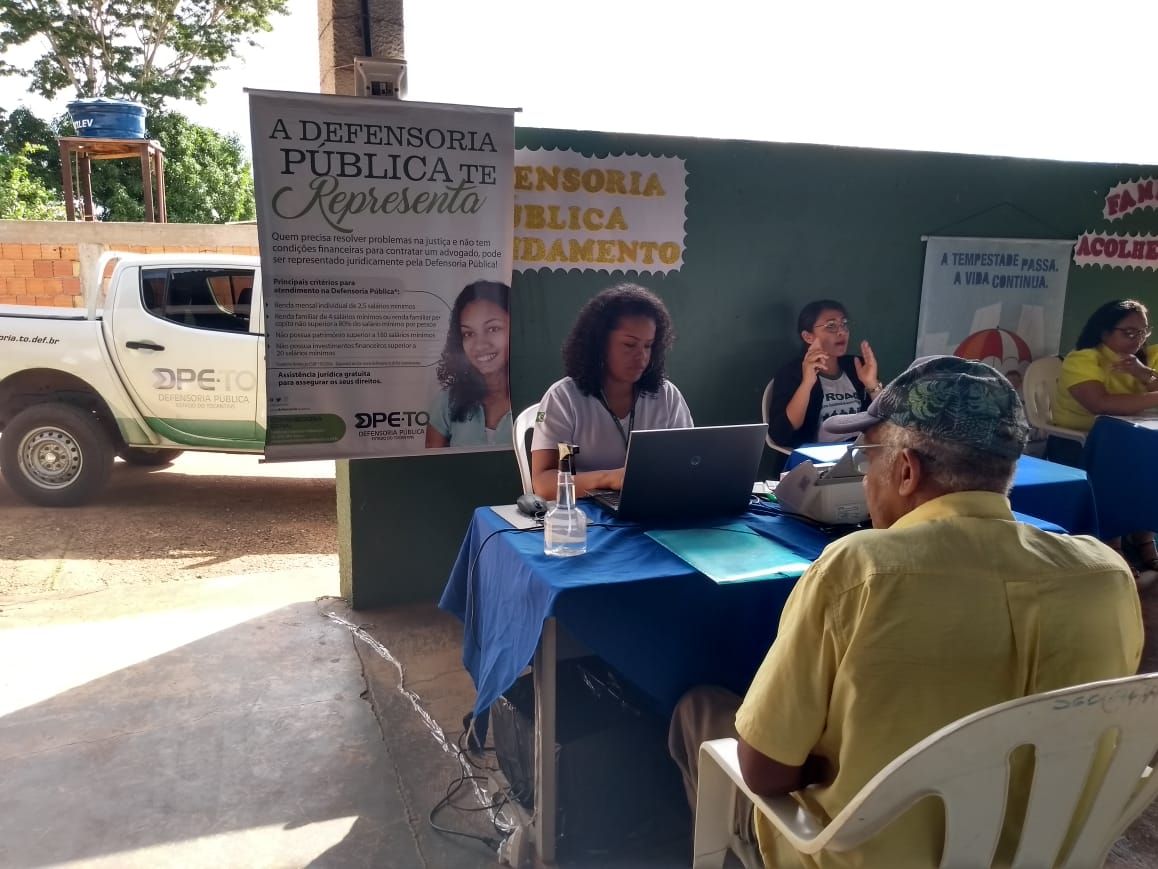 Defensoria presente em ação do Município