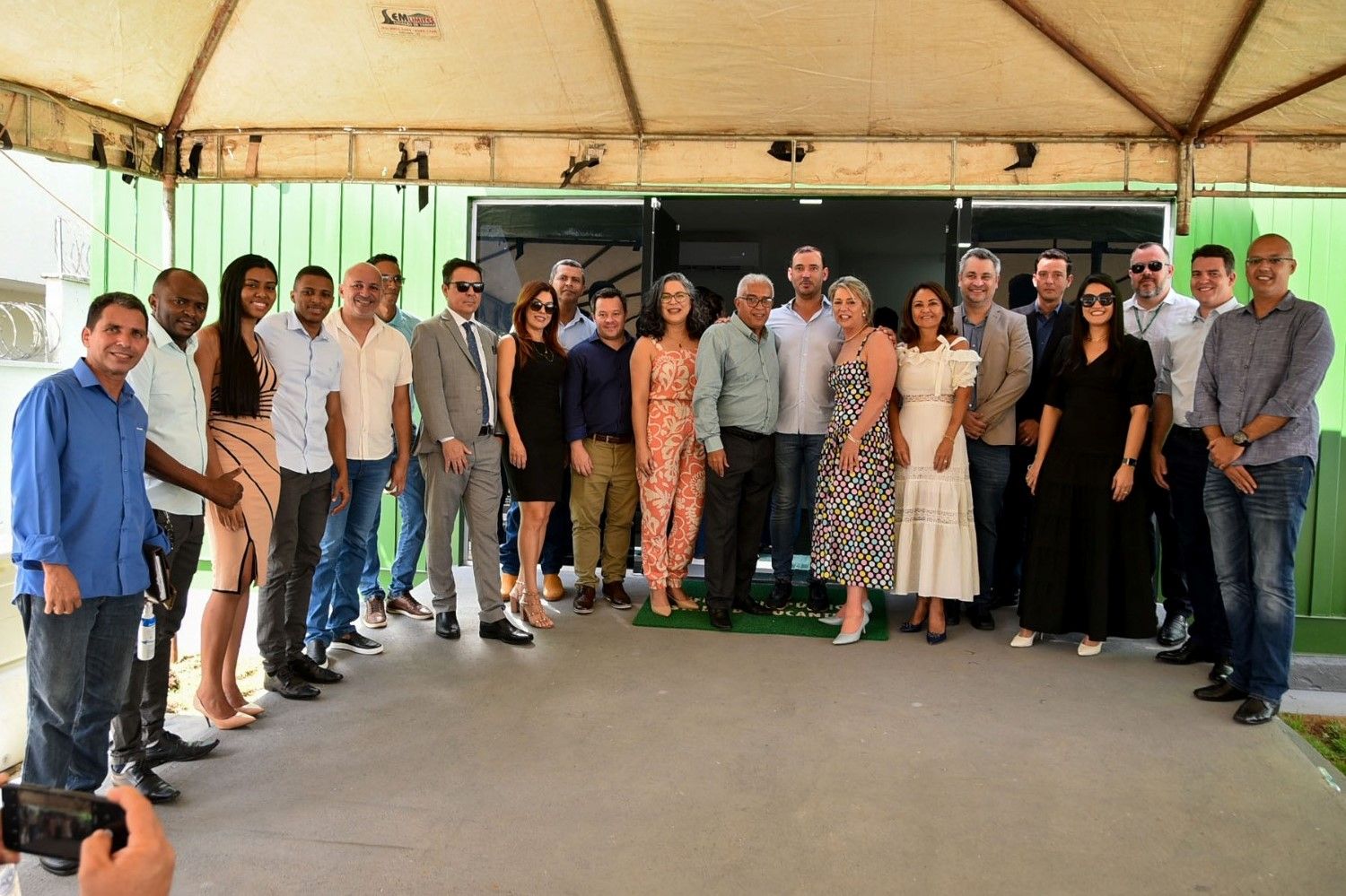 Membras(os) e servidoras(es) da Instituição, autoridades e comunidade local prestigiaram a inauguração