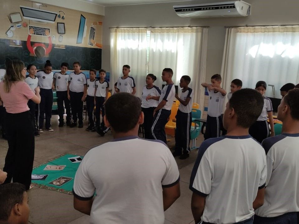 Participaram alunas(os) do 7º 8º e 9º do Ensino Fundamental
