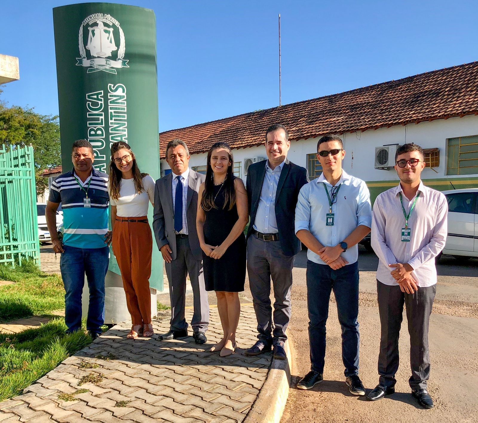 Subcorregedor-Geral com a equipe da DPE-TO de Dianópolis