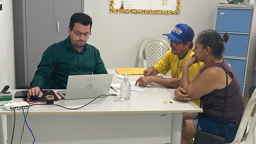 Ação itinerante em Pau D'Arco